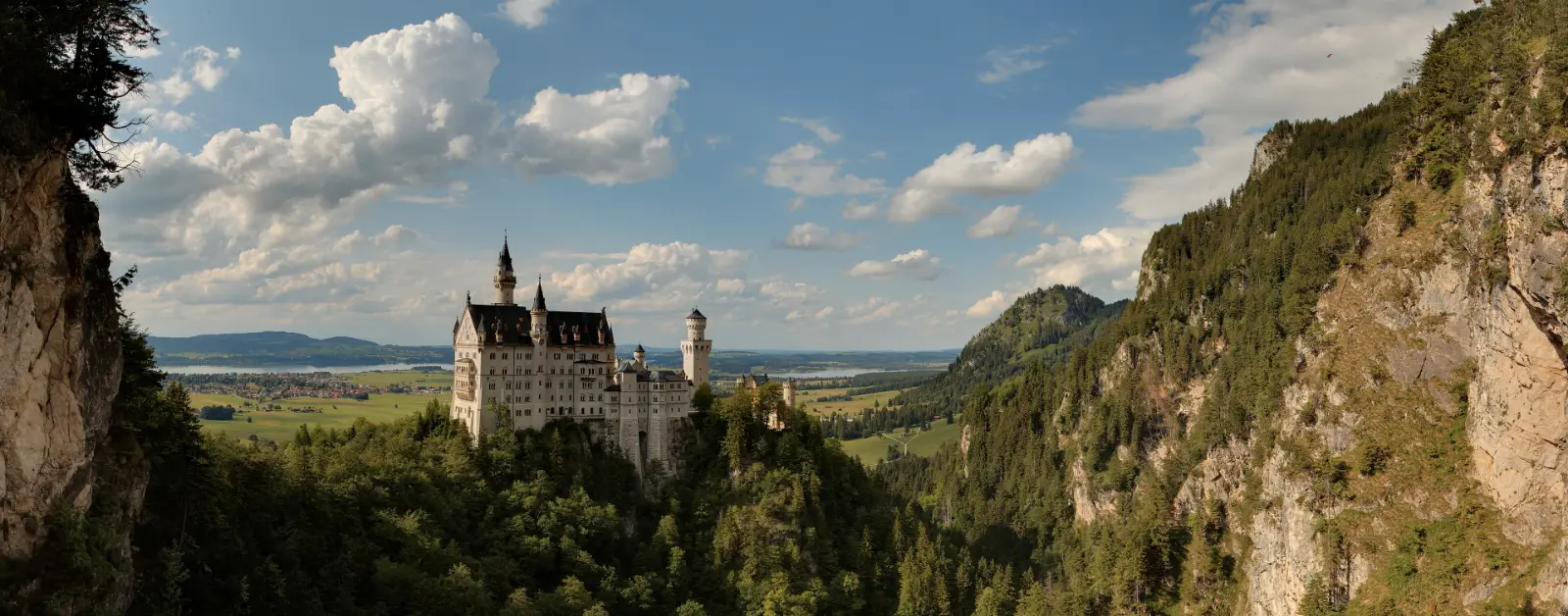 Schloss Neuschwanstein von der Marienbrücke